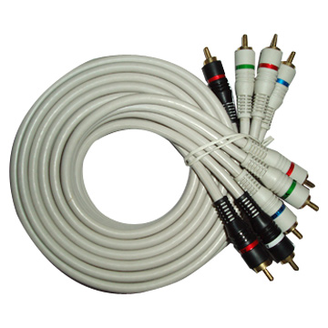  5RCA Plug to 5RCA Plug Cable