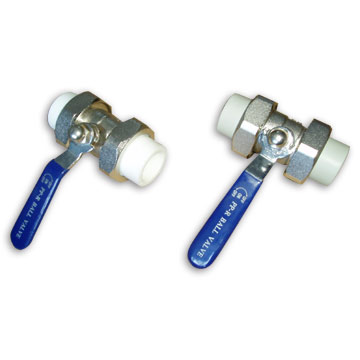  PP-R / PPR Double Coupling Ball Valve ( PP-R / PPR Double Coupling Ball Valve)