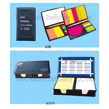  Sticky Note in Leather Case