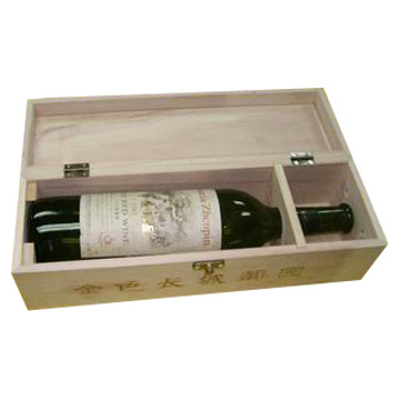  Wooden Liquor Box and Stand (Boîte en bois, des alcools et du Stand)