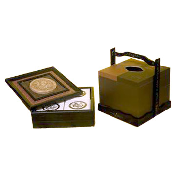  Wooden Box for Mooncake (Boîte en bois pour Mooncake)