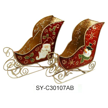  Deluxe Metal Sleigh