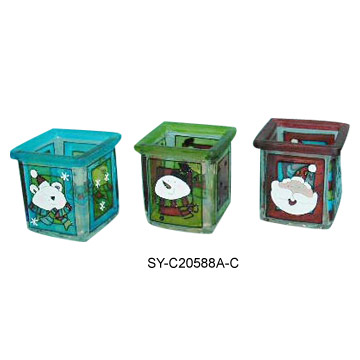  Square Candle Holder ( Square Candle Holder)