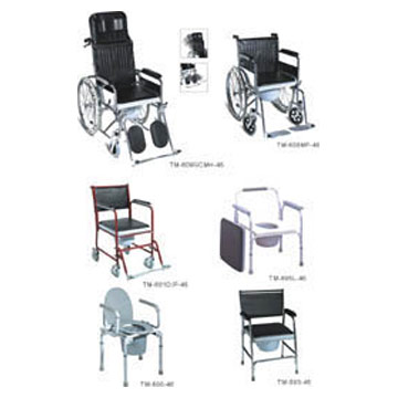  Commode Wheelchair (Commode en fauteuil roulant)