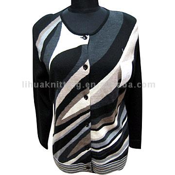  Intarsia Cardigan (Intarsia Cardigan)