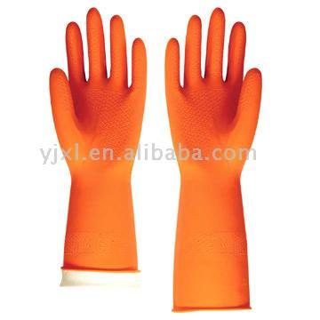  Colorful Household Latex Gloves (Красочный бытовые латексные перчатки)