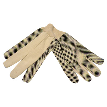 PVC-Dot Baumwoll-Handschuhe (PVC-Dot Baumwoll-Handschuhe)
