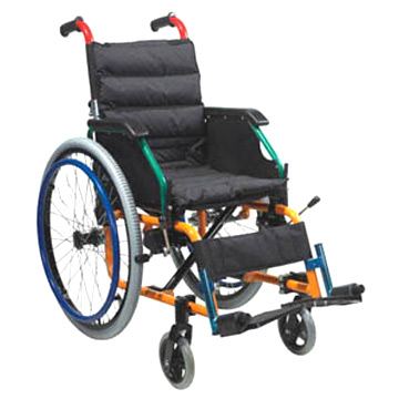  Aluminum Alloy Manual Wheelchair (Alliage d`aluminium de fauteuil roulant manuel)