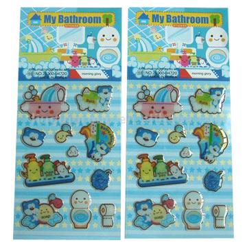  Puffy Self-Adhesive Stickers