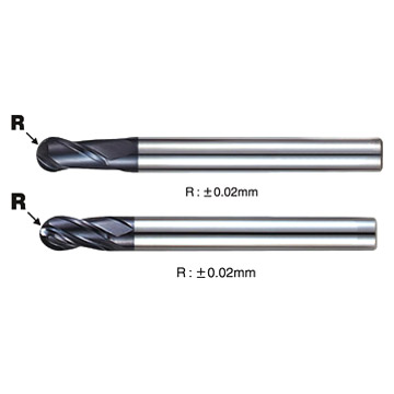  Solid Carbide Ball Nose End Mill (Vollhartmetall-Ball Nose End Mill)