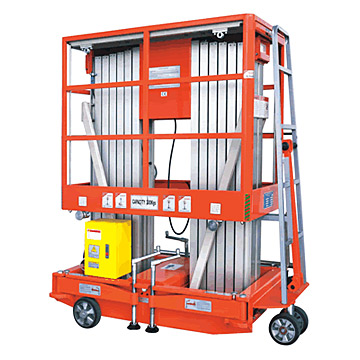  Mobile Aluminium Work Platform (Dual Mast) (Mobile Aluminium Arbeitsplattform (Dual-Mast))