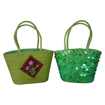  Straw Knitted Handbag ( Straw Knitted Handbag)