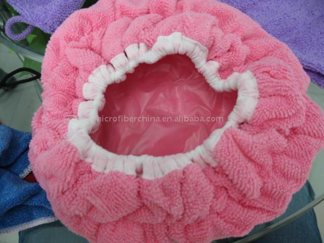  Microfiber Dye And Hair Drying Cap