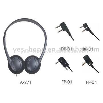  Plastic Overhead Airline Headset