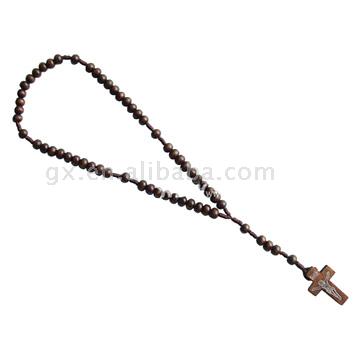  Wood Bead Cord Rosary