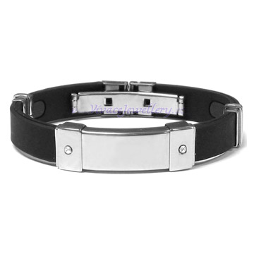  Black Gum Steel Bracelet (Black Gum Stahlarmband)