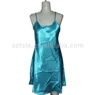 Ladies` Satin Sleeping Dress ( Ladies` Satin Sleeping Dress)