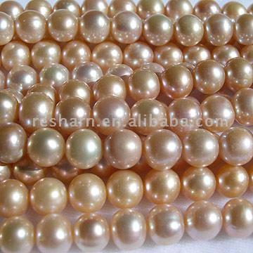  Near Round Pearl Strands ( Near Round Pearl Strands)
