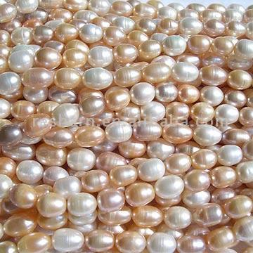  Multi-Color Rice Pearl Strands ( Multi-Color Rice Pearl Strands)