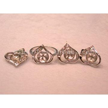  14K Gold & 925 Sterling Silver Mountings & Clasps (14K Gold & Silver Sterling 925 Крепления & Застежки)