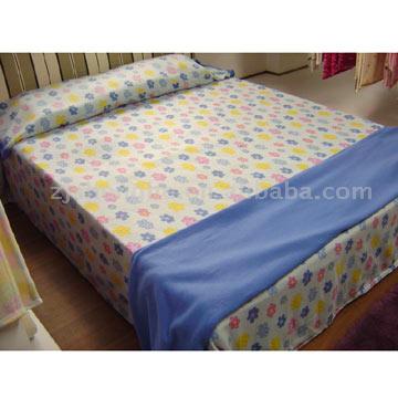  Printed Fleece Bedding Set (Печатный руно Комплекты постельных принадлежностей)