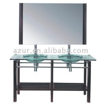 Glasmöbel mit Waschbecken (Glasmöbel mit Waschbecken)