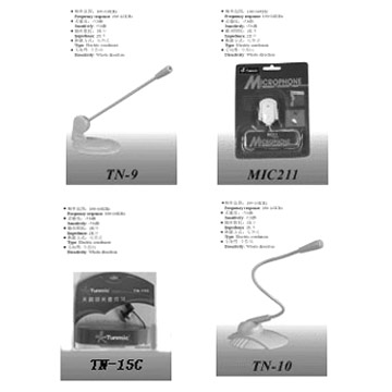 PC Microphone (TN-9, TN-10, TN-15C, MIC211) (PC-Mikrofon (TN-9, TN-10, TN-15C, MIC211))