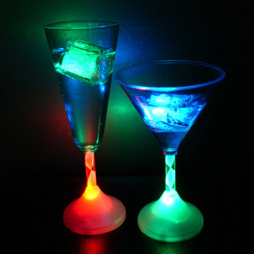  LED Flashing Wine Glass (LED clignotant Verre à vin)