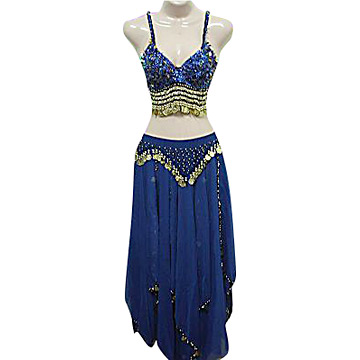  Belly Dance Costume (Skirt & Bra) (Bauchtanz Kostüme (Rock & Bra))