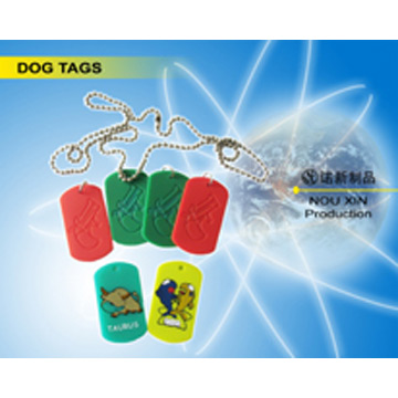  Silicone Dog Tag (Силиконовые медальон)