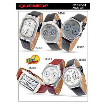  Leather Band Watches (Bande de cuir Montres)