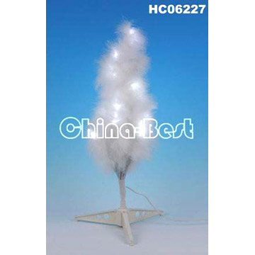  White LED Feather Light Tree (60cm) ( White LED Feather Light Tree (60cm))