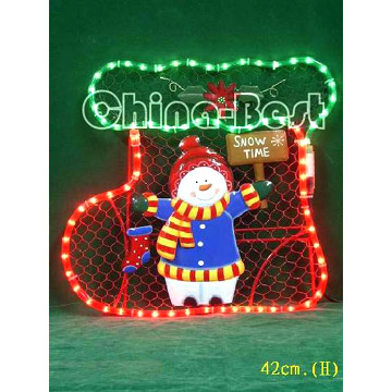  Rope Motif Light (Shoe with Snowman) ( Rope Motif Light (Shoe with Snowman))