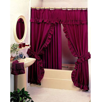 Double Swags Shower Curtain (Двухместные гирлянды душевой занавес)