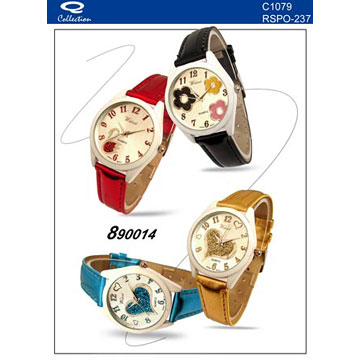  Leather Band Watches (Bande de cuir Montres)