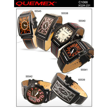  Leather Band Watches (Bande de cuir Montres)