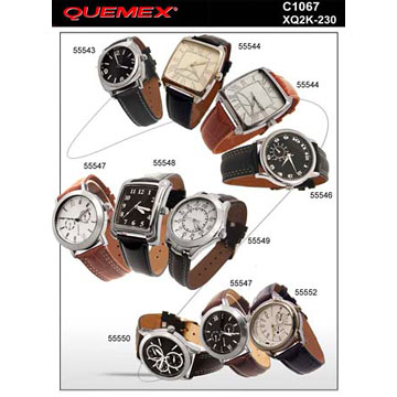  Leather Band Watches (Bande de cuir Montres)