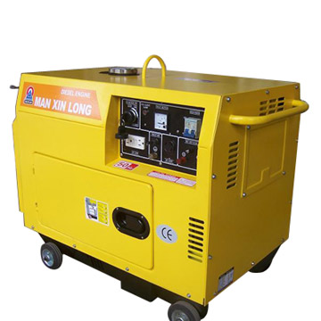 Portable 5KW Diesel Generator Set (CE-Zulassung) (Portable 5KW Diesel Generator Set (CE-Zulassung))