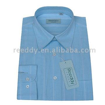  Blue Dobby Dress Shirt (Синяя рубашка Добби)