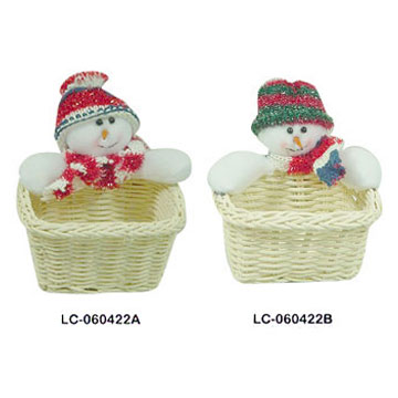 Snowman Basket