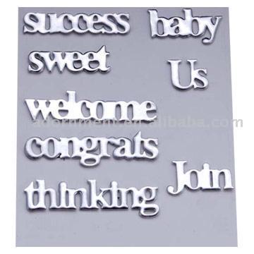  Word Shape Aluminum Decoration ( Word Shape Aluminum Decoration)