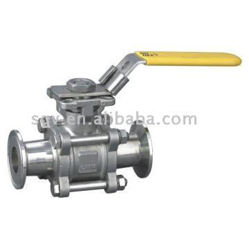  Sanitary 3-PC Ball Valve ( Sanitary 3-PC Ball Valve)