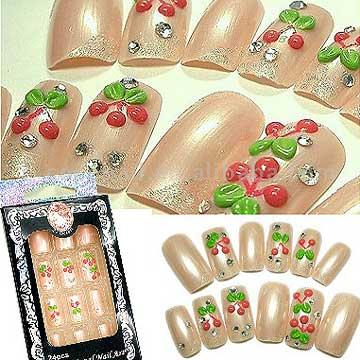  3D Artificial Nail Tip 0019 (3D Artificial Nail Tip 0019)