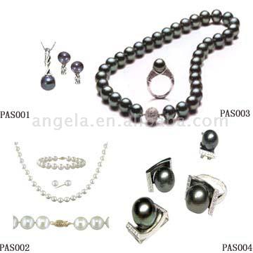 Akoya-Perlen Schmuck Set (Akoya-Perlen Schmuck Set)