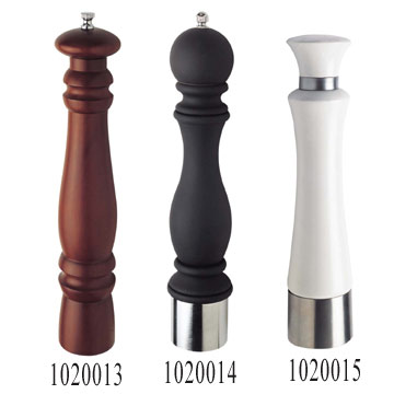  Wooden Salt and Pepper Mill (En bois, sel et poivre Mill)