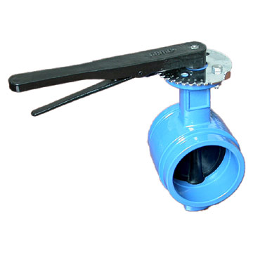  Grooved End Butterfly Valve (Geriefte Absperrklappe)