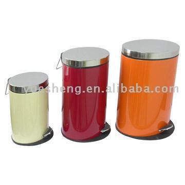  Round Step Bin with Leatherette Cover (Круглые Шаг бен дерматином Обложка)