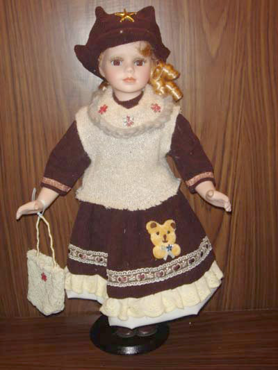  18" Porcelain Doll
