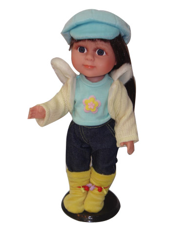 14" Plastic Doll