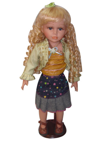  18" Plastic Doll